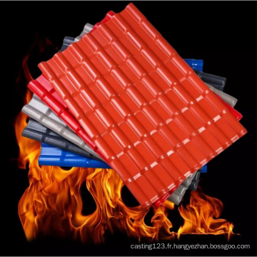 PVC Plastic Roofing Tile PVC Toiture Tile Price